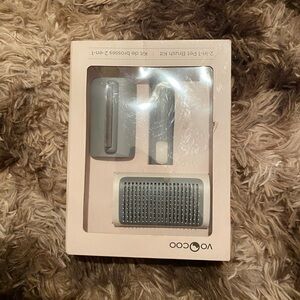 2-in-1 Pet Brush Kit - Gray